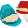 thumbnail image 4 of ORUYROP LNYFOUG 3 Piece Dough Press Set Large Dumplings Maker Cutter,Perfect Kitchen Tools Accessories for Hand Pies, Pierogi, Ravioli, Calzone & Empanada,3 Different Sizes(4 , 5 & 6 Inch Dia, 4 of 5