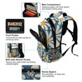 thumbnail image 5 of FORMRS Kids School Backpack Elementary Student Unisex Travel Bookbag with Reflective Stripes, Whimsy Daisy Pattern, 5 of 7