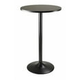 thumbnail image 1 of Pub Table Round Black MDF Top with Black leg and base, 1 of 1