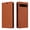Brown, variant on Case for Google Pixel 6A Wallet Case with Card Slots PU Leather Magnetic Closure