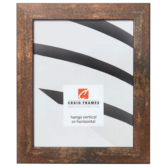 Craig Frames Bauhaus 125, 12x36 inch Picture Frame, Modern Rust