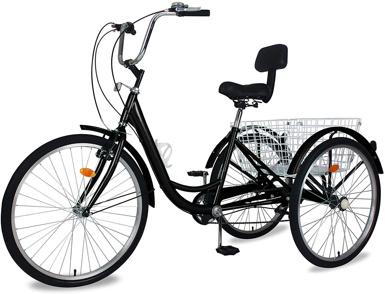 Adult 26 3-Wheel Shimano 7-Speed Tricycle Cycling Tricycle 3-Wheels 