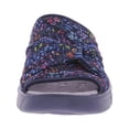 thumbnail image 3 of Bzees Womens Smile II Floral Print Slip On Wedge Sandals, 3 of 3