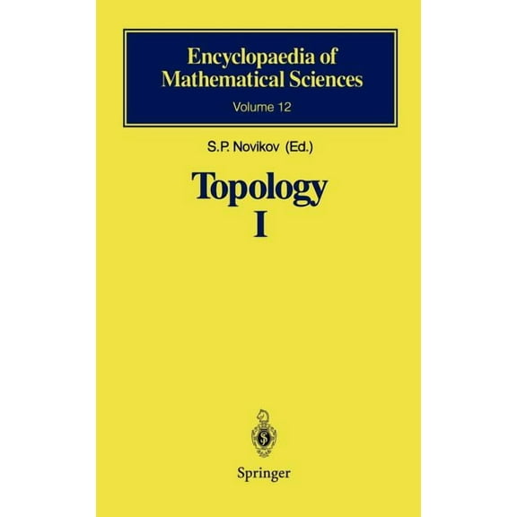 Encyclopaedia of Mathematical Sciences Topology I: General Survey, Book 12, (Hardcover)
