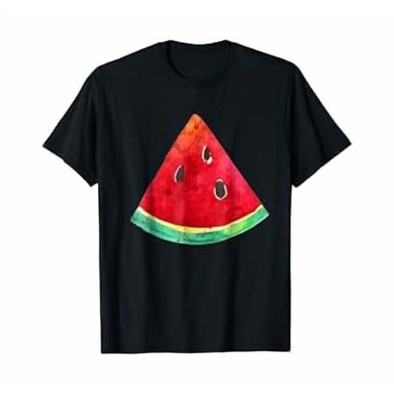 Hot Trending Kiraa Tee With Watermelon Slice Fruit Group Funny Tshirt