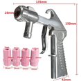XIOP Sand Blaster Gun Kit, Air Siphon Sandblasting Sandblaster Feed