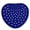 Blue, variant on Riousery Urinal Screen Deodorizer, Anti-Splash Scented Urinal Mats, Large Hole Design Blue 1 Pack / 19 cm x 17 cm