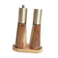 thumbnail image 3 of Juego De Molinillo De Sal Y Pimienta Strade Fareast Limited de madera Con bandeja, 3 of 8