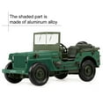 thumbnail image 4 of 685006 1/18 Jeep Toy Car Tactics Car Model Decoration and Gift for Children, 4 of 7