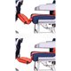 thumbnail image 2 of Bearachild Portable Airplane Footrest Comfortable Seat Extender Sleeping Bus Train for Juegos de cama, 2 of 6