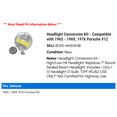 thumbnail image 2 of Headlight Conversion Kit - Compatible with 1965 - 1969, 1976 Porsche 912 1966 1967 1968, 2 of 2