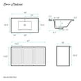 thumbnail image 5 of Classe 48" Wall-Mounted Bathroom Vanity in Natural Oak, 5 of 9
