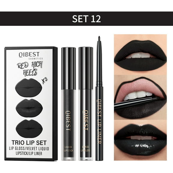 TUITOONM Velvet Lip Glaze & Liner Combo 6-Piece Nude Makeup Set, Creamy Matte Finish, Cruelty-Free, Plant Oil Infused for All-Day Comfort, Perfect for Gifting