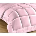 thumbnail image 4 of 3 Piece New Fluffy Pattern Comforter Set, 800 TC, 100% Egyptian Cotton, Full/Queen Size Light Pink Solid, 4 of 6