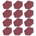 thumbnail image 3 of Paneles Acústicos Hexagonales, Tablero De Absorción De Sonido, Reducción De Ruido, Fibra De Poliéster Decorativa Para Estudios De Grabación Para Oficinas En El Hogar Ccdes Rojo oscuro, 3 of 8