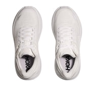 Hoka Womens Bondi 9 Sneaker, White/White, 8.5