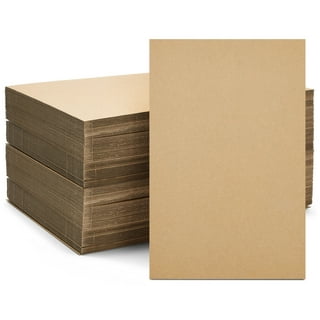 Corrugated Paper Sheets 5pcs 27-inch x 20-inch Black Cardboard for DIY Craft