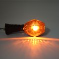 thumbnail image 4 of Motorcycle Signal Light, Firm Portable Sturdy ABS Compact Motorcycle Front Turn Signal Light  For Outing Transparent,Tawny,Black, 4 of 8