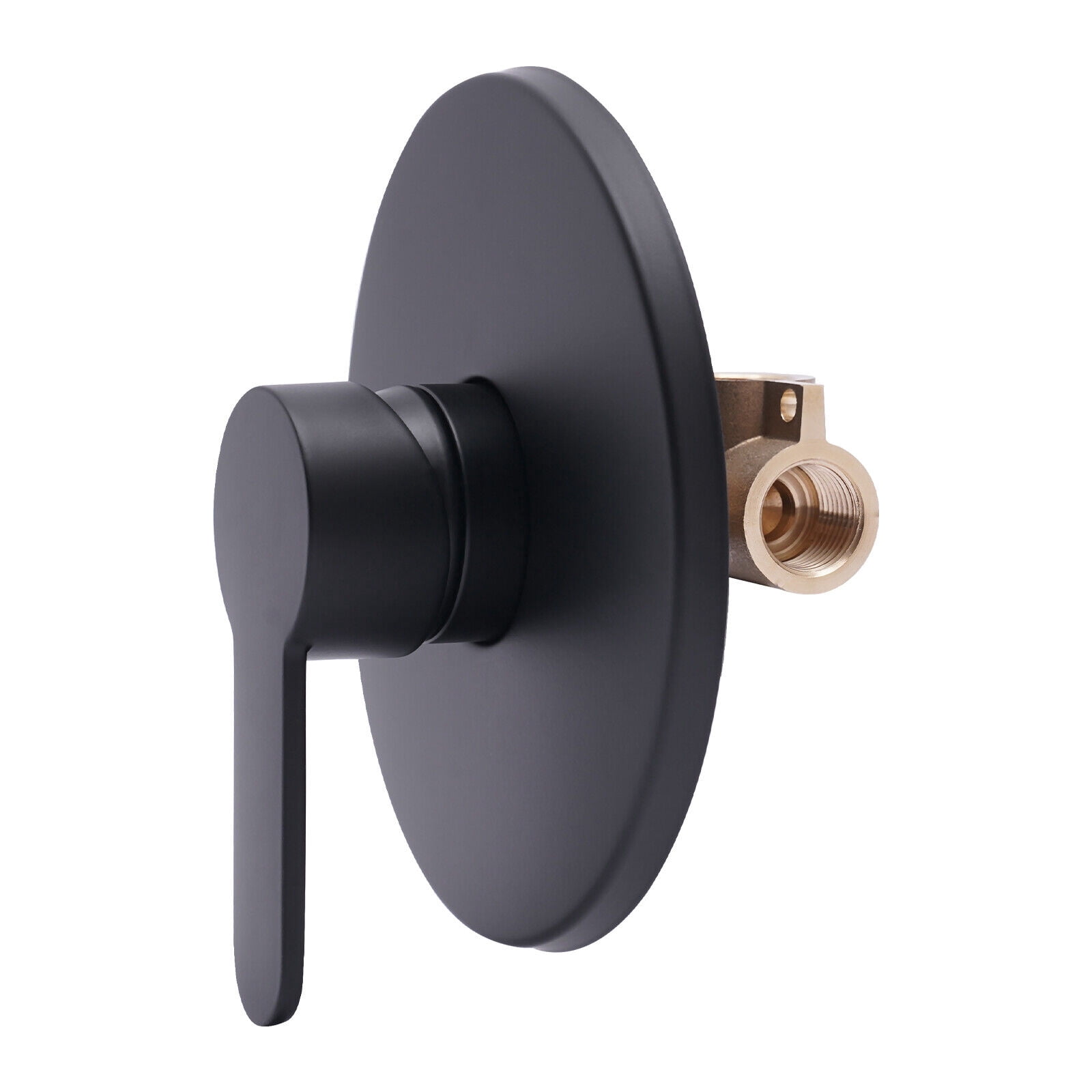 1/2 Wall Mount Shower Faucet Control Valve Bath Mixer Water Tap Stainless Steel