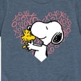 thumbnail image 3 of Peanuts - Snoopy Woodstock Xo Heart  - Toddler And Youth Short Sleeve Graphic T-Shirt, 3 of 6