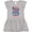 AC-Heather Grey, variant on Inktastic Military Land is Free Mommy is Brave Girls Toddler Dress