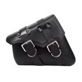 thumbnail image 1 of Sidaley Alforja para motocicleta, resistente al desgaste, de viaje, de gran capacidad, portátil, impermeable, para cola de motocicleta, fácil Accesorios para motos 27 negro, 1 of 6