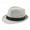 Gris Clair, variante sur Cheers Chapeau Fedora pour Hommes à Grand Bord Uni en Feutre Casquette Panama Bateau Été Plage Chapeau de Soleil