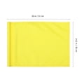 thumbnail image 3 of EeaseCA Practice Flag Monochrome Mini Size Flag Practical Use Flag(Yellow), 3 of 7