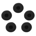 thumbnail image 2 of Couvercles en mousse pour micro pare-brise micro pour cravate casque micro-cravate cravate noir, Lot de 5 Pcs, 2 of 3