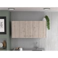 thumbnail image 2 of Napoles 39" W Double Door Wall Cabinet White - Light Grey, 2 of 9