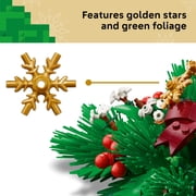 LEGO Christmas Table Decoration Building Toy for Kids - Brick-Built Holiday Centerpiece & Festive Room Decor - Christmas Craft for Girls & Boys, Ages 12+ Gift Idea for Families - 40743