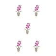 thumbnail image 1 of Flor artificial de tela ABS Bewildely decorativa para el hogar boda fiesta jarrón falso colorido, 1 of 6