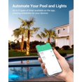 thumbnail image 4 of Temporizador para piscina DEWENWILS, WiFi, 40 A, 120-277 V, 2 HP con Alexa, 4 of 7