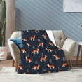 thumbnail image 7 of Fox Blanket Gifts For Kids Adults - Lightweight Throw Blanket For Bedroom Living Room Decor Soft Fuzzy Fleece Cozy Plush Bed Couch 40"X30", 7 of 7