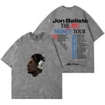 thumbnail image 1 of Jon Batiste Big Money Tour Wash Camisetas Ropa de calle Tops Camiseta de manga corta de algodón unisex, 1 of 5