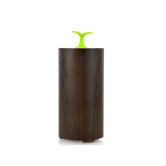 Mini Usb Car Essential Pure Oil Purifier Diffuser USB Essential With Wood Grain Quiet Aromatherapy For Home,Office, Car,Trave(Grey)