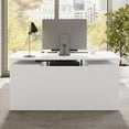 thumbnail image 6 of Stratus 60W Standing Desk with Modesty Panel in White - Engineered Wood, 6 of 8
