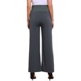 thumbnail image 3 of INSPIRE CHIC Maternity Work Pants Over the Belly with Pockets for Comfortable and Stylish Wear XL Grey, 3 of 6