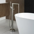thumbnail image 5 of WOODBRIDGE BN Freestanding Tub Brushed Nickel Faucet, F0014 BN, 5 of 6