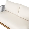 thumbnail image 5 of Christopher Knight Home 4-Piece Outdoor Sofa Set with Rope Woven Sides, 8-Seat Sectional with Cushions, Beige+Gray, 5 of 12
