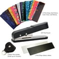 thumbnail image 2 of Graflsoa Custom Guitar Pick Maker Kit with Punch Tool, Leather Holder, and 27 Pick Strips - Perfect DIY Gift for Musicians (Set B), 2 of 6