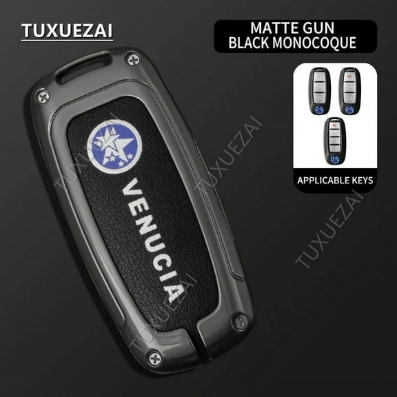 Alloy Car Remote Key Case Cover Protect Shell For Qichen A 3/4 button key case Qichen Venucia Star SUV Smart Accessories