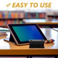 thumbnail image 4 of OULII Under Desk Laptop Shelf 1 Set Black Plastic Adjustable Angle Ergonomic Comfort for Office Work, 4 of 5