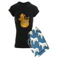 thumbnail image 1 of CafePress - Crazy Duck Lady Pajamas - Women's Dark Pajamas, 1 of 1