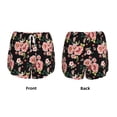 thumbnail image 6 of Goofa Rose Flowers Printed Women 2 in 1 Running Shorts,Quick Dry Athletic Workout Shorts,High Waisted Athletic Shorts with Liner Pockets-Medium, 6 of 9
