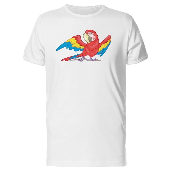 Cartoon Macaw Tee Men's -Image by Shutterstock