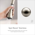 thumbnail image 3 of Grifo para fregadero de cocina Moen Adler 87233SRS con dispensador 3942SRS, 3 of 9
