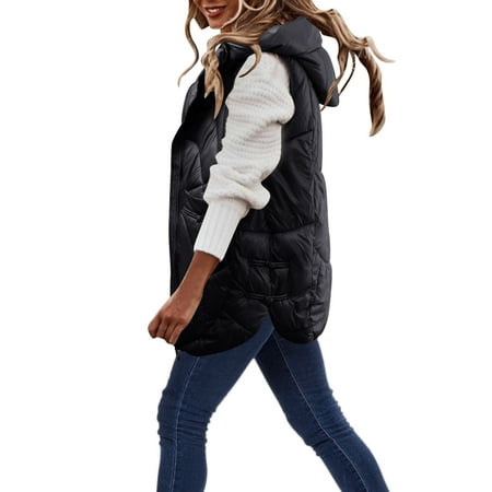 

gvdentm Scrub Jacket Women s Trench Coat Double- Classic Lapel Overcoat Belted Slim Outerwear Coat with Detachable Hood