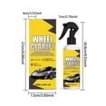 Car Wheel Cleaner for Rust Removal, Stain Polishing, Protective Spray ...