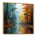 thumbnail image 2 of Designart "Solitude In The Autumn Forest" Forest Floater Framed Wall Decor, 2 of 5
